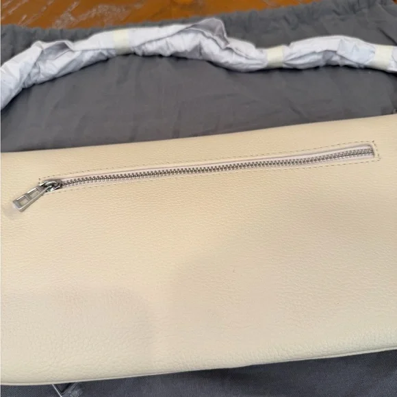 NWT Zadig & Voltaire Rock Grained Leather Shoulder Crossbody Bag Clutch - Flash